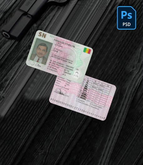 Senegal driving license PSD
